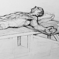 Life drawing Study of perspective