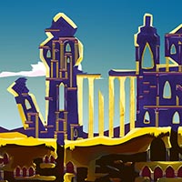 Platformer environment design for video game 'Rumours From Elsewhere'
